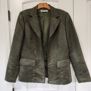 Nygard Olive Green Women's Blazer. P2P 21"....28.5" Length